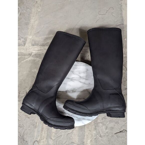 KAMIK The Jennifer Black Rain Boots‎ Size 6 Recycled Rubber Waterproof Canada - Picture 8 of 13